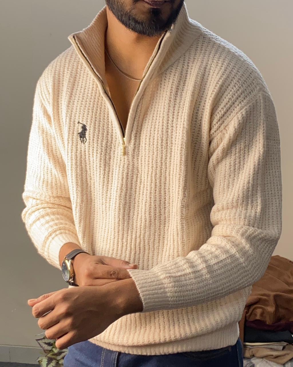 RALPH LAUREN HALF ZIPPER SWEATER - Image 6