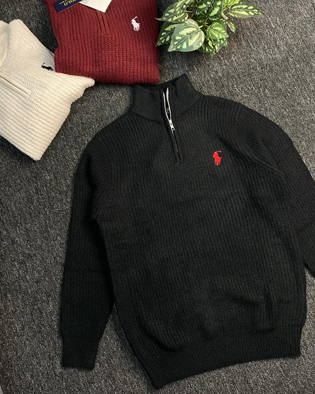 RALPH LAUREN HALF ZIPPER SWEATER - Image 11